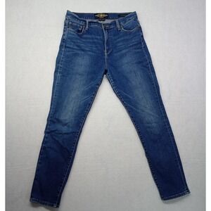 Lucky Brand Olivia Skinny Jeans Womens 12/31 Blue Stretch Faded Denim